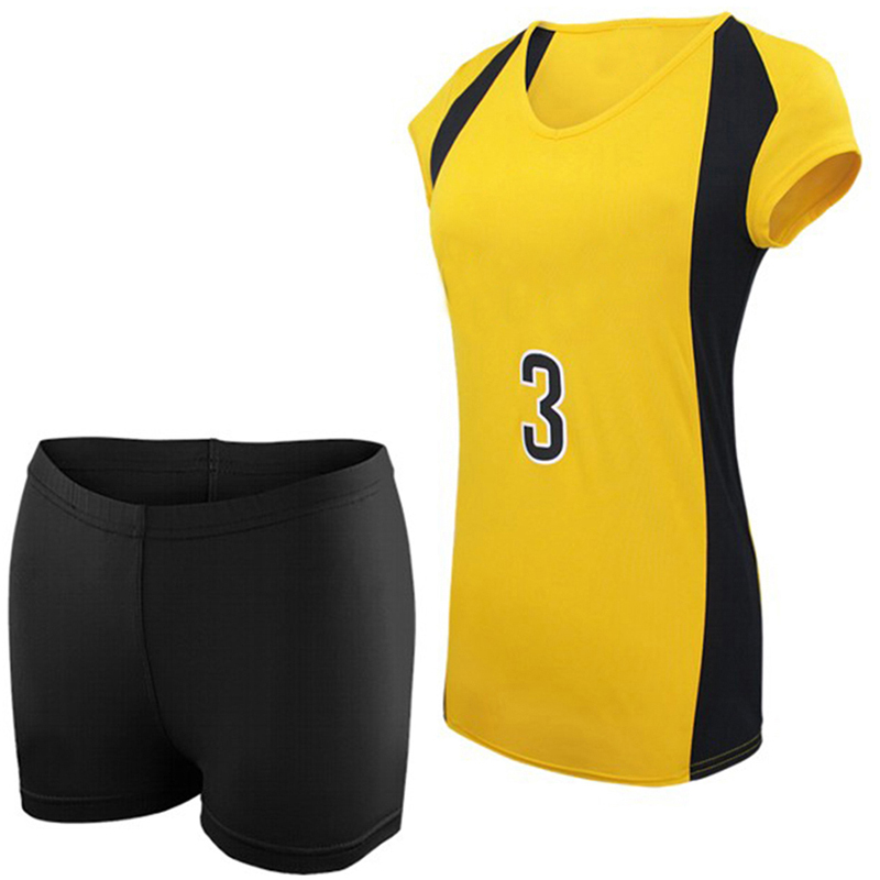 Women Solid Color Volleyball Uniforms